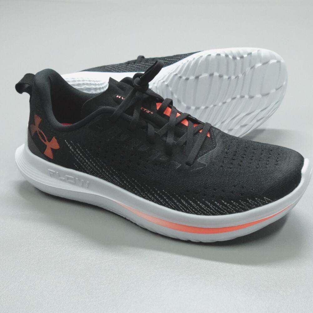 Under Armour Velociti 4 Running Shoes Mens 10.5 Black Cushioned Comfort Trainers